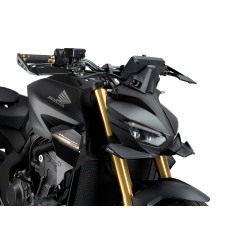 Puig Racing 22383 Spoiler Anteriore Downforce Naked Per Honda Cb1000 Hornet, Cb1000 Hornet Sp Dal 2025 Carbon Look, Nero Opaco,