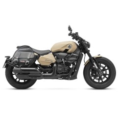 Bags & Bike Borse laterali EXPLORER nere per Benelli Leoncino Bobber 400