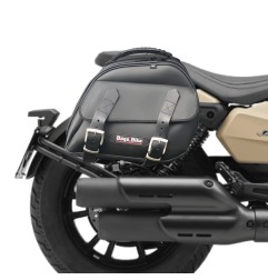 Bags & Bike Borse laterali EXPLORER nere per Benelli Leoncino Bobber 400