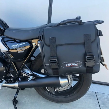 Bags & Bike Borse TREKKER per Triumph Speed Twin 900 con portapacchi