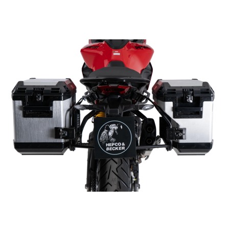 Hepco Becker 6517679 00 01 Kit valigie laterali alluminio Xplorer Ducati V2/S