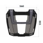 Hepco Becker 6617711 01 01 Portapacchi Easyrack nero Voge R 625