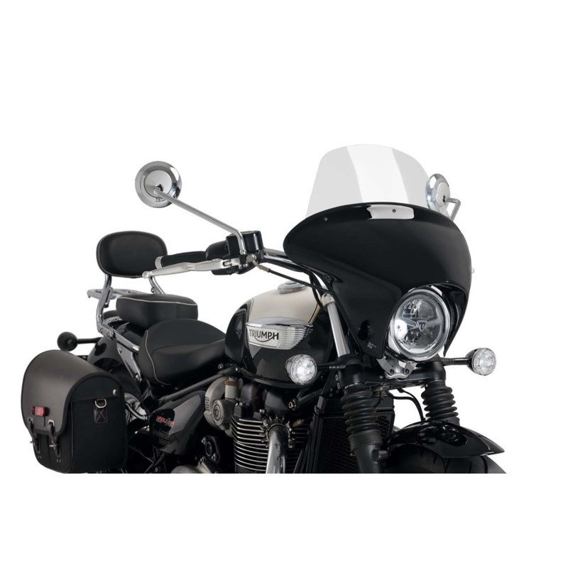 Puig Racing 21117 Cupolino Batwing Sml Touring Per Triumph Bonneville Speedmaster Fumé Chiaro O Trasparente