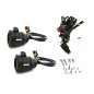 WRS UN301 Kit Faretti Supplementari LED Universali Nero Moto
