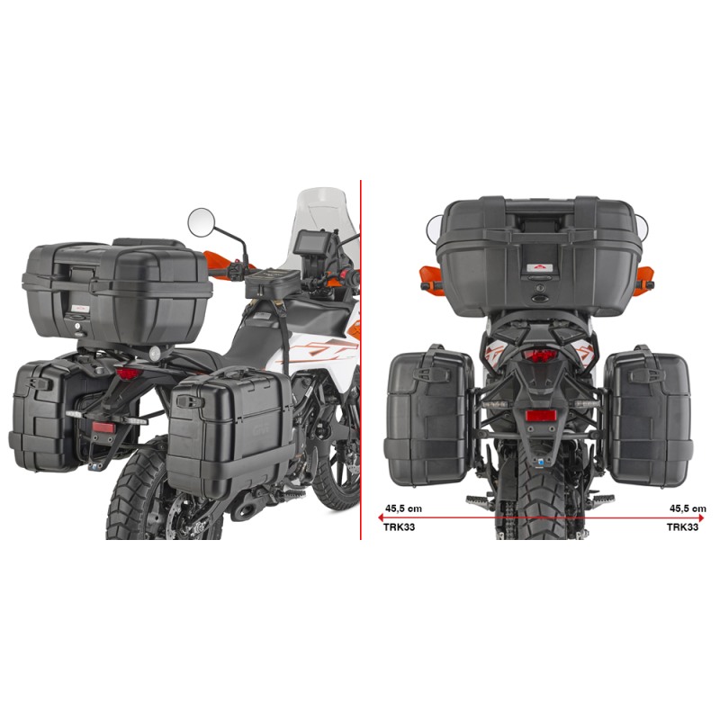 Givi PLO7718MK Portavaligie KTM 390 Adventure X/R dal 2025 Givi PLO7718MK Portavaligie KTM 390 Adventure X/R dal 2025