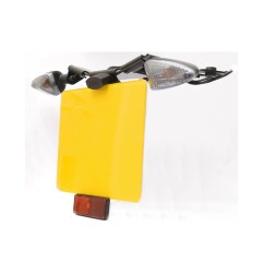 Catadiottro omologato con prolunga REK0001BK per porta targa R&G