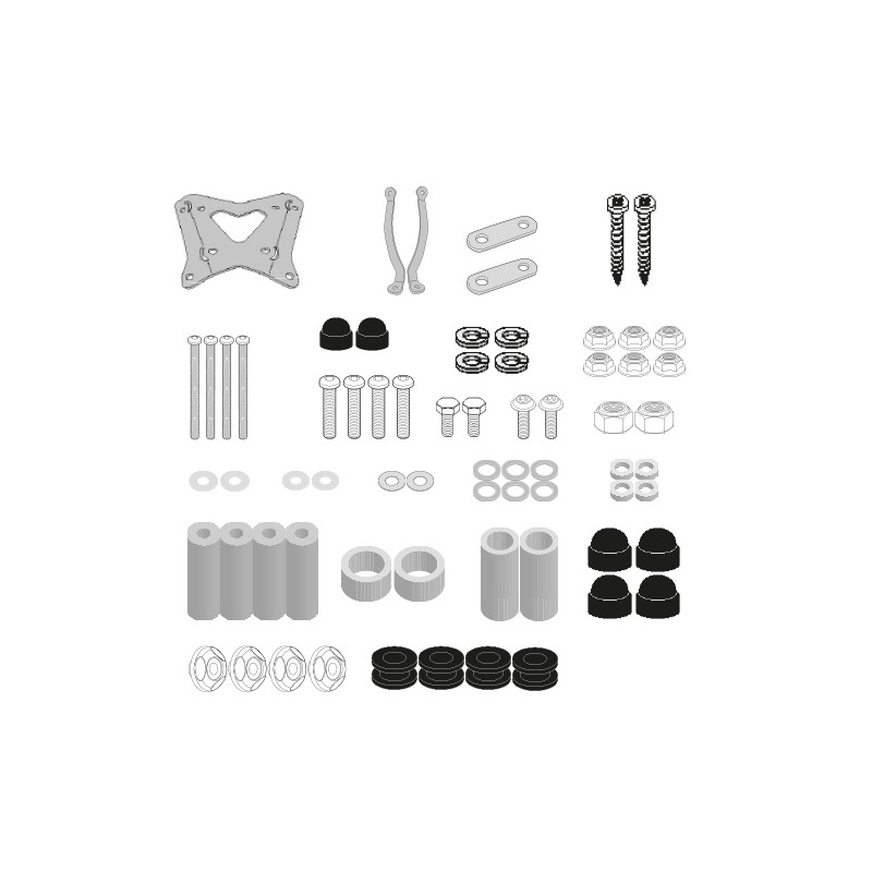 Givi A9541A attacchi parabrezza Seat Mò 125 Silence S01 Givi A9541A attacchi parabrezza Seat Mò 125 Silence S01