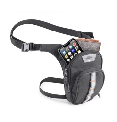 Kappa STO105 K’Stormer borsa da gamba 1L compatta e riflettente