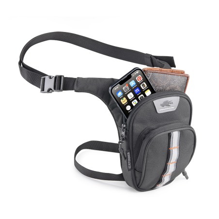 Kappa STO105 K’Stormer borsa da gamba 1L compatta e riflettente