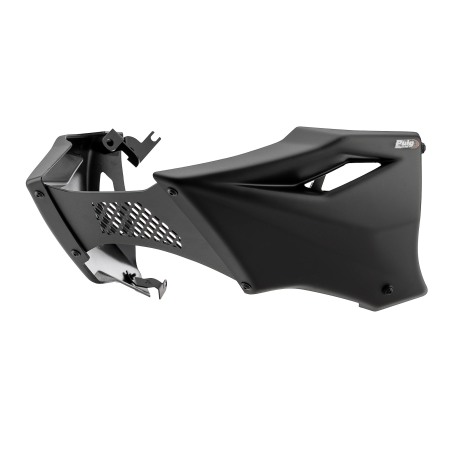 Puig Racing 22415 Puntale Per Yamaha Mt-07, Tracer 7, Tracer 7 Gt Carbon Look, Nero Opaco, Nero Lucido