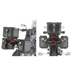 Givi PLO4139CAM telaietti laterali Monokey Cam-Side Kawasaki KLE500