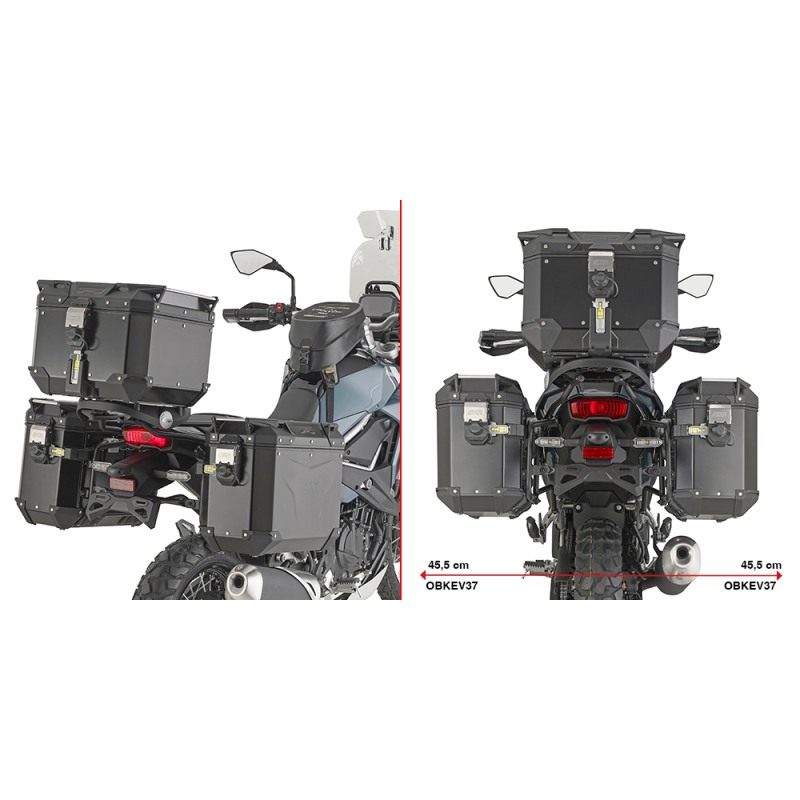 Givi PLO4139CAM telaietti laterali Monokey Cam-Side Kawasaki KLE500 Givi PLO4139CAM telaietti laterali Monokey Cam-Side Kawasaki KLE500