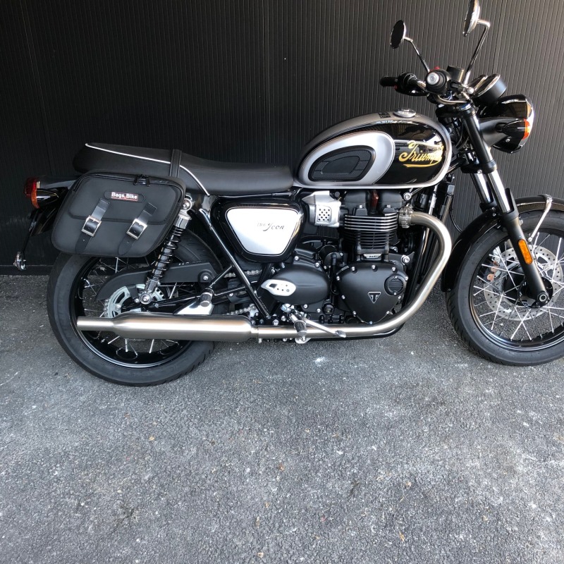 Bags & Bike CBPT100 borse laterali NEW Perfect Triumph Bonneville T100 dal 2020