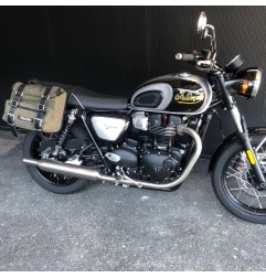 Bags & Bike borse SAHARA verdi Triumph Bonneville T100 2020-2026