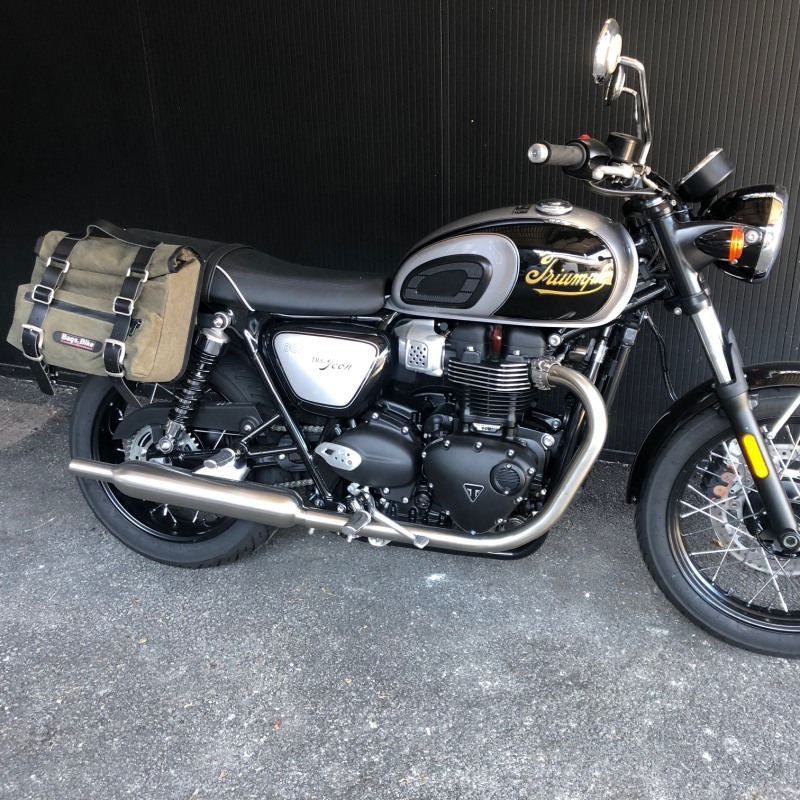 Bags & Bike borse SAHARA verdi Triumph Bonneville T100 2020-2026