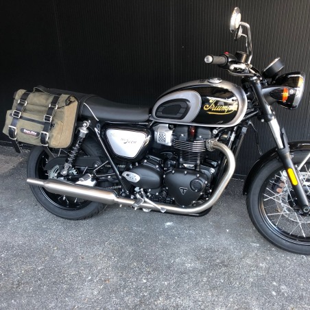 Bags & Bike borse SAHARA verdi Triumph Bonneville T100 2020-2026
