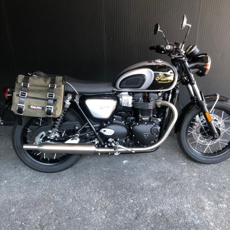 Bags & Bike borse SAHARA verdi Triumph Bonneville T100 2020-2026