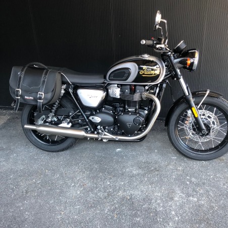 Bags & Bike borse laterali CLASSIC nere Triumph Bonneville T100