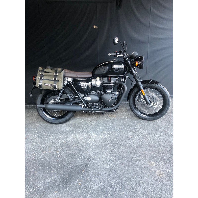 Bags & Bike borse laterali Sahara verde Triumph Bonneville T120