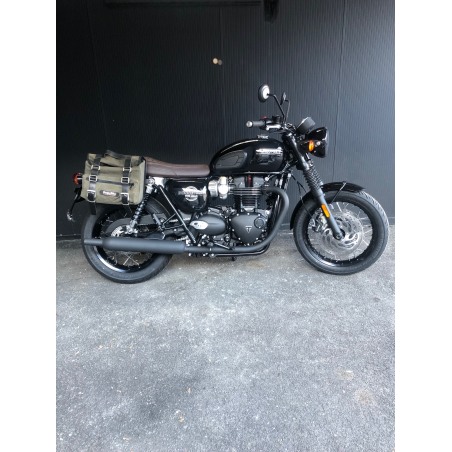 Bags & Bike borse laterali Sahara verde Triumph Bonneville T120