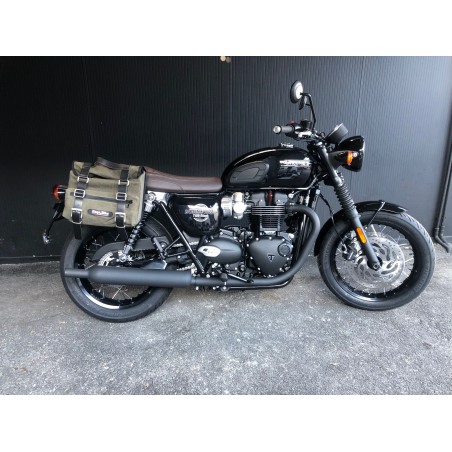 Bags & Bike borse laterali Sahara verde Triumph Bonneville T120