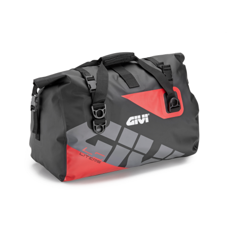 Givi EA115GRB Borsone da sella Impermeabile 40 Litri Grigio Rosso