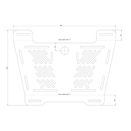 Hepco & Becker 8002558 estensione portapacchi Kawasaki KLE 500