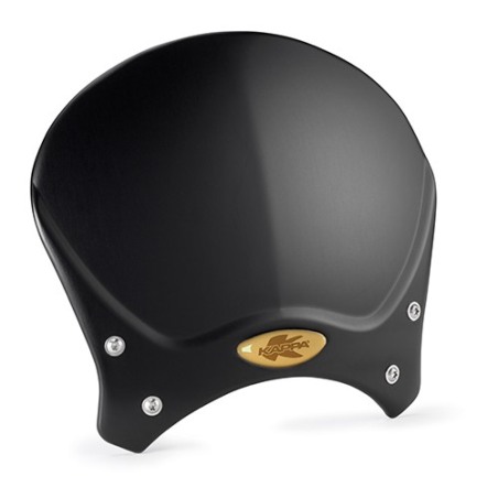 Kappa 100ALBK Cupolino Universale per moto in alluminio verniciato nero