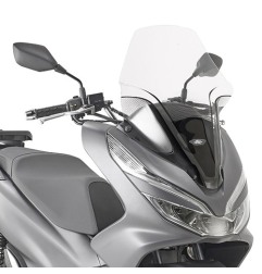 Kappa 1129DTK Parabrezza trasparente maggiorato per Honda PCX 125 dal 2018