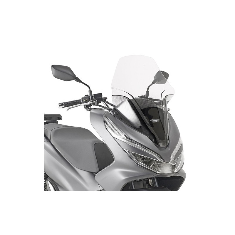 Kappa 1129DTK Parabrezza trasparente maggiorato per Honda PCX 125 dal 2018