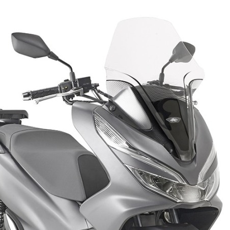 Kappa 1129DTK Parabrezza trasparente maggiorato per Honda PCX 125 dal 2018