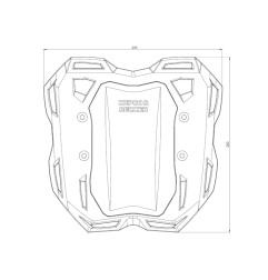 Hepco Becker 6803556 01 01 Portapacchi Smartrack Suzuki GSX-8 TT