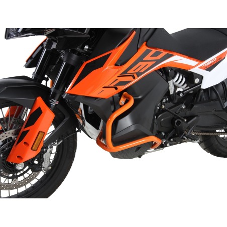 5017581 00 06 Hepco e Becker Barra di protezione arancione per il motore per KTM 790 Adventure / R 2019