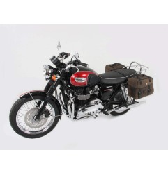 Coppia di telai portaborse laterali C-BOW Hepco & Becker 630790 00 02 cromati per Triuph Bonneville T100 dal 2002 al 2016