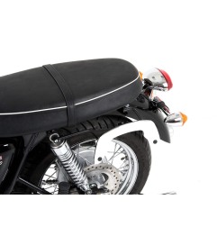 Coppia di telai portaborse laterali C-BOW Hepco & Becker 630790 00 02 cromati per Triuph Bonneville T100 dal 2002 al 2016
