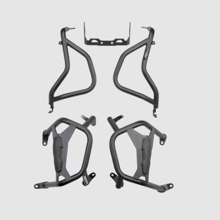 Loboo Set barre protezione motore tubolare Nere BMW R1300GS Alte e basse