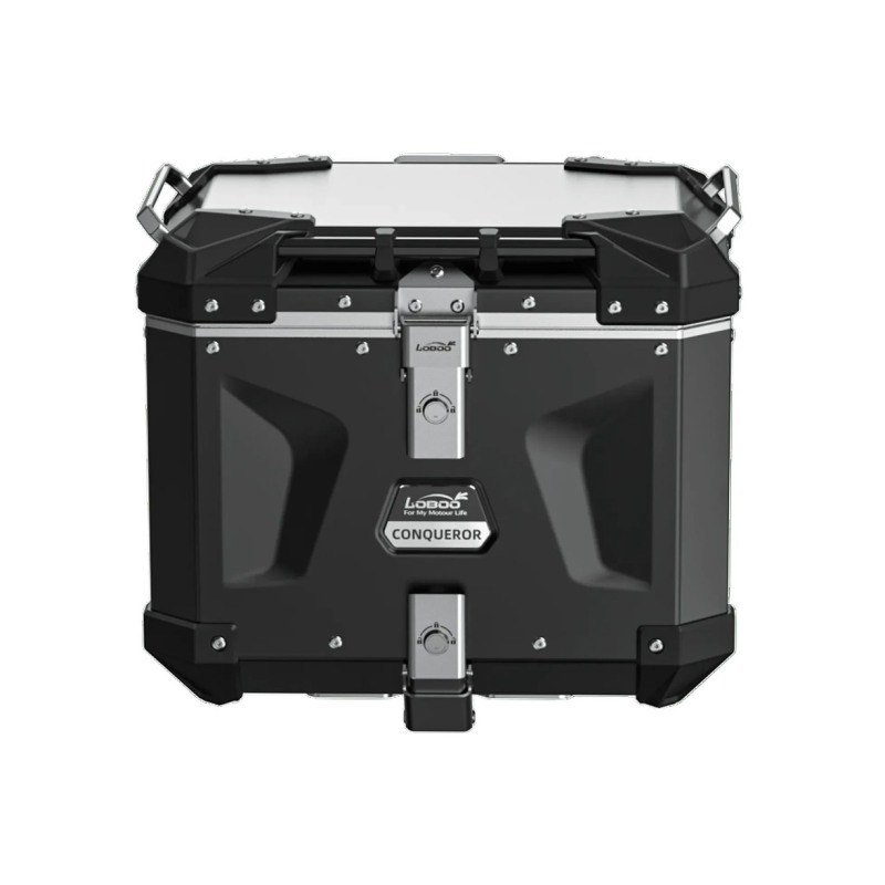 Loboo 11.5.24401.001.11 bauletto alluminio nero Conqueror 40L