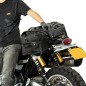 Loboo borsa posteriore vintage impermeabile da moto 40L