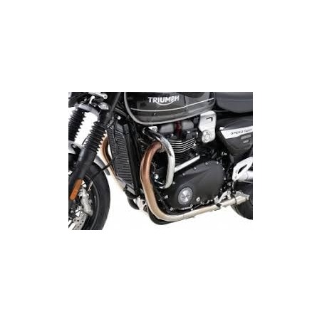 Hepco Becker 5017591 00 02 Protezione tubolare in acciaio cromato per Triumph Speed ​​Twin (2019-)