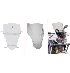 Givi D1144S cupolino fumé Honda CRF1000L Africa Twin