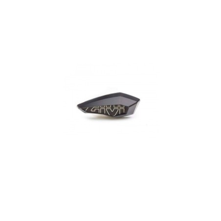 Ricambio coppia placchette adesive anodizzate nero GIVI Z2454BR per slider SLD01
