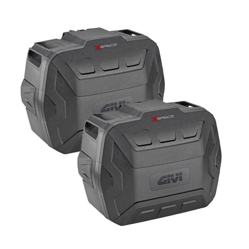 Givi Xspace coppia valigie laterali espandibili Monokey Nere con stessa chiave Givi Xspace coppia valigie laterali espandibili Monokey Nere con stessa chiave