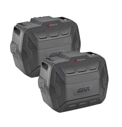Givi Xspace coppia valigie Monokey nere con 3 serrature stessa chiave
