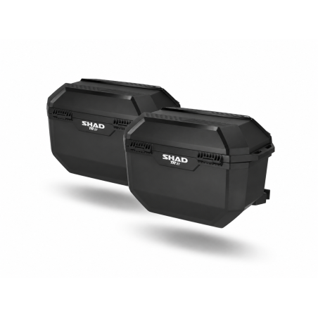 Shad TR27 Coppia Valigie laterali Terra Nere apertura superiore