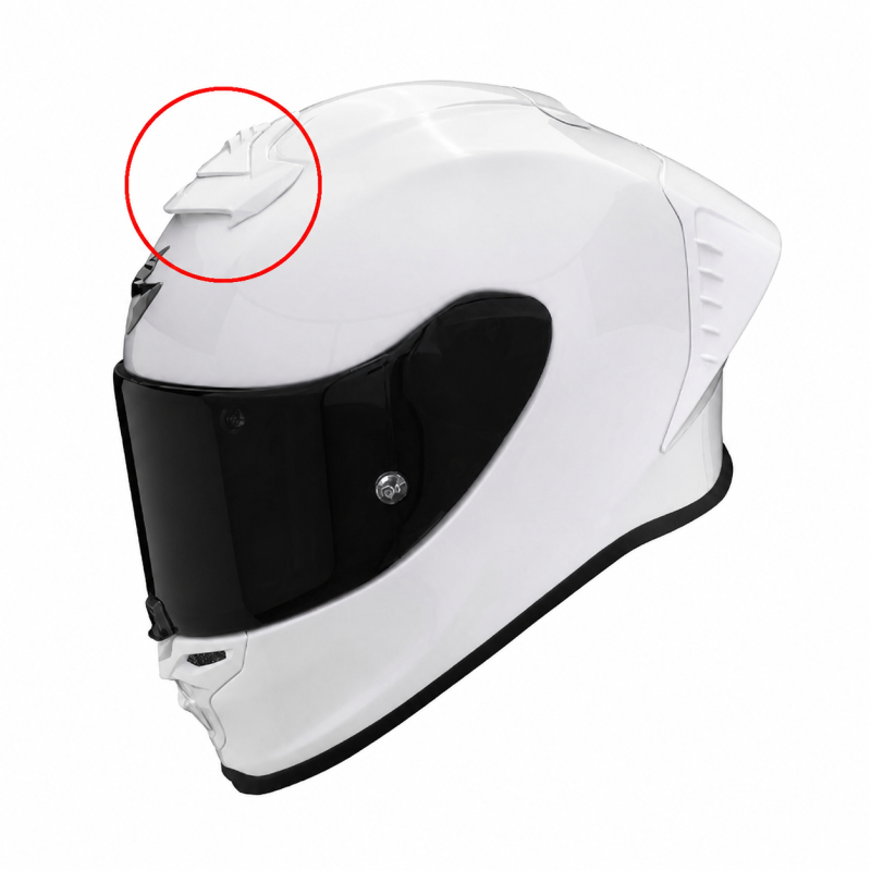 Presa aria superiore Scorpion 99-943-08 per EXO-R1 Bianco perla SOLID Presa aria superiore Scorpion 99-943-08 per EXO-R1 Bianco perla SOLID