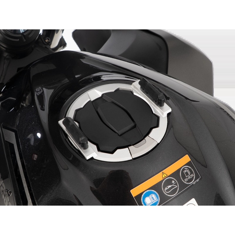 Hepco e Becker Anello Serbatoio Basic In Argento Per Kawasaki Z7 Hybrid Dal 2024