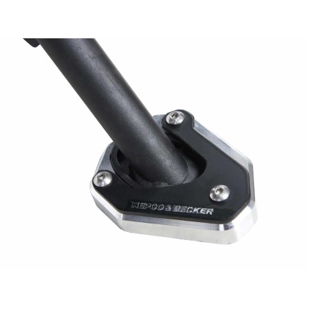 Hepco e Becker 42112560 00 91 Piastra Cavalletto Argento/nero Per Kawasaki Z7 Hybrid Dal 2024