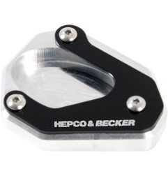 Hepco e Becker 42112560 00 91 Piastra Cavalletto Argento/nero Per Kawasaki Z7 Hybrid Dal 2024