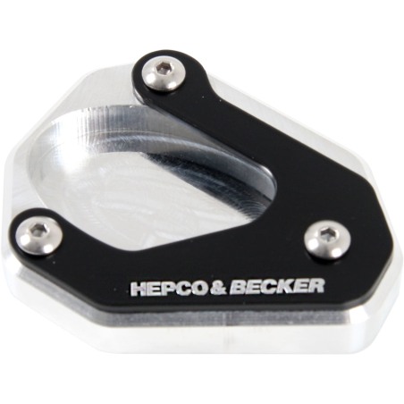 Hepco e Becker 42112560 00 91 Piastra Cavalletto Argento/nero Per Kawasaki Z7 Hybrid Dal 2024