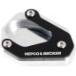 Hepco e Becker 42112560 00 91 Piastra Cavalletto Argento/nero Per Kawasaki Z7 Hybrid Dal 2024